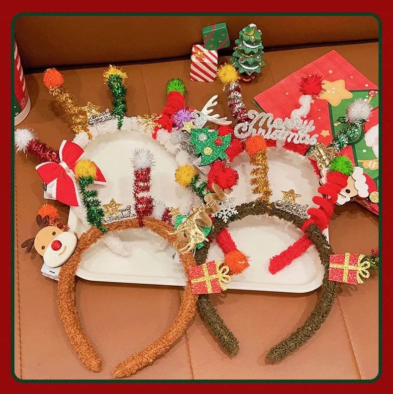 Girls Cartoon Christmas Accessories Headwear Wholesale 23101548