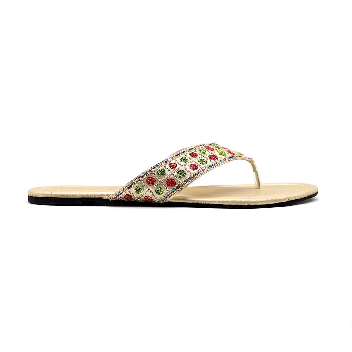 Golden Casual Chappal 005687