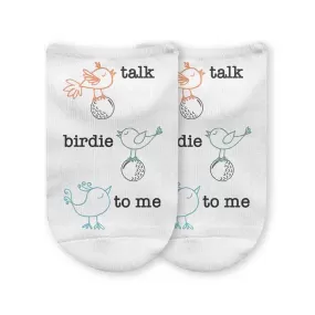 Golf No Show Socks for Him and Her - Talk Birdie to Me