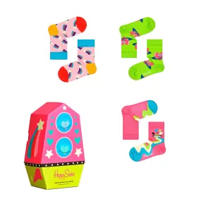 happy socks | set 3 paia calze corte da unisex kids