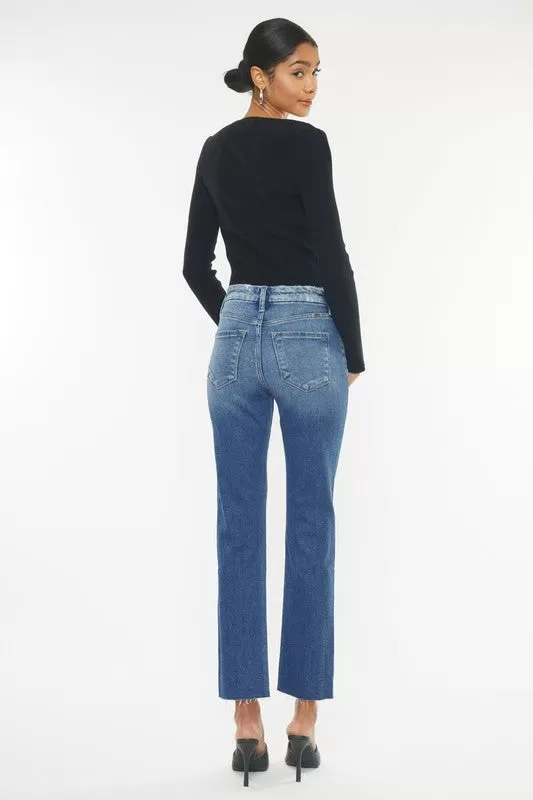 High Rise Slim Straight