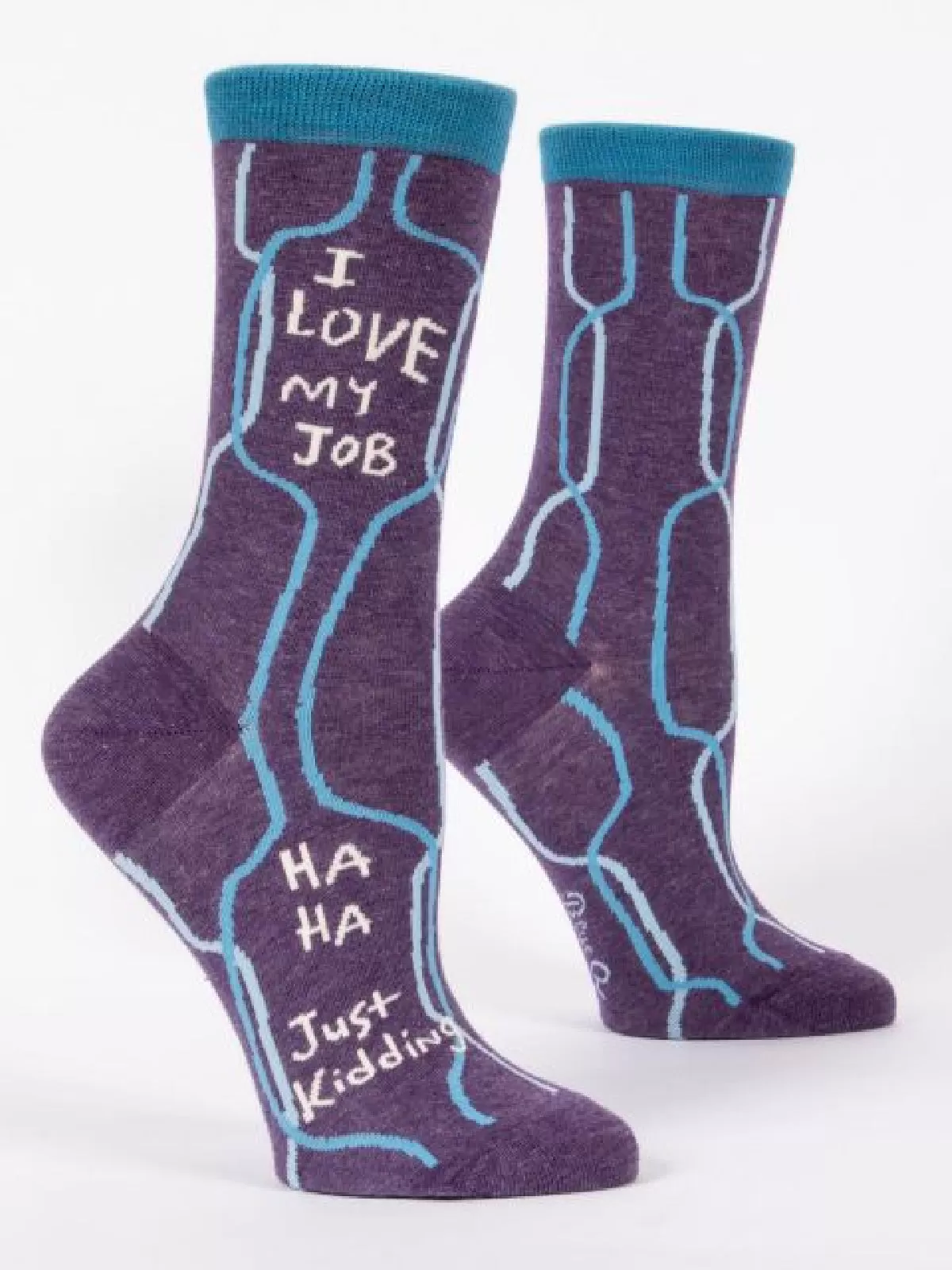 I Love My Job...JK! Socks by Blue Q