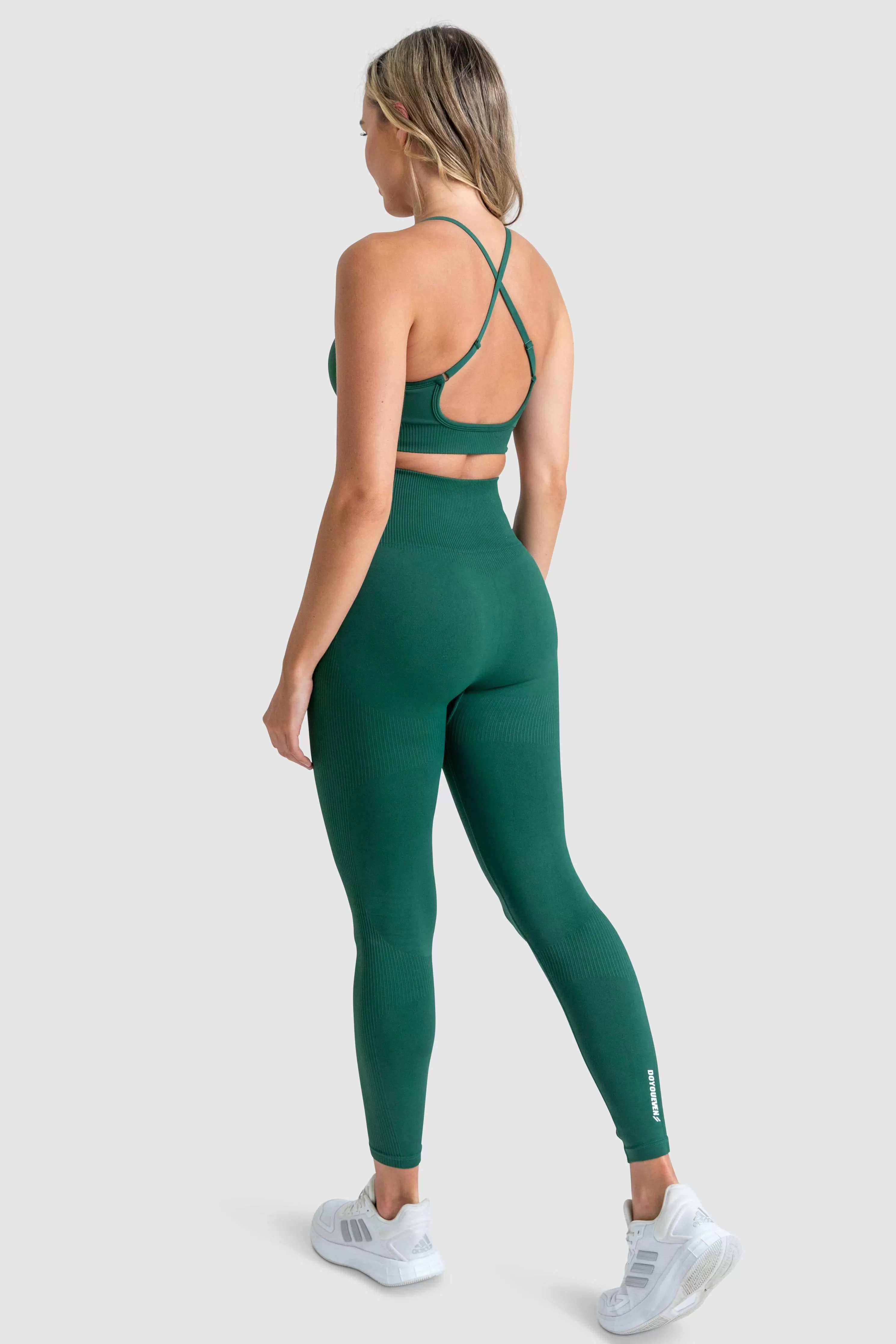 Impact Solid Leggings - Green