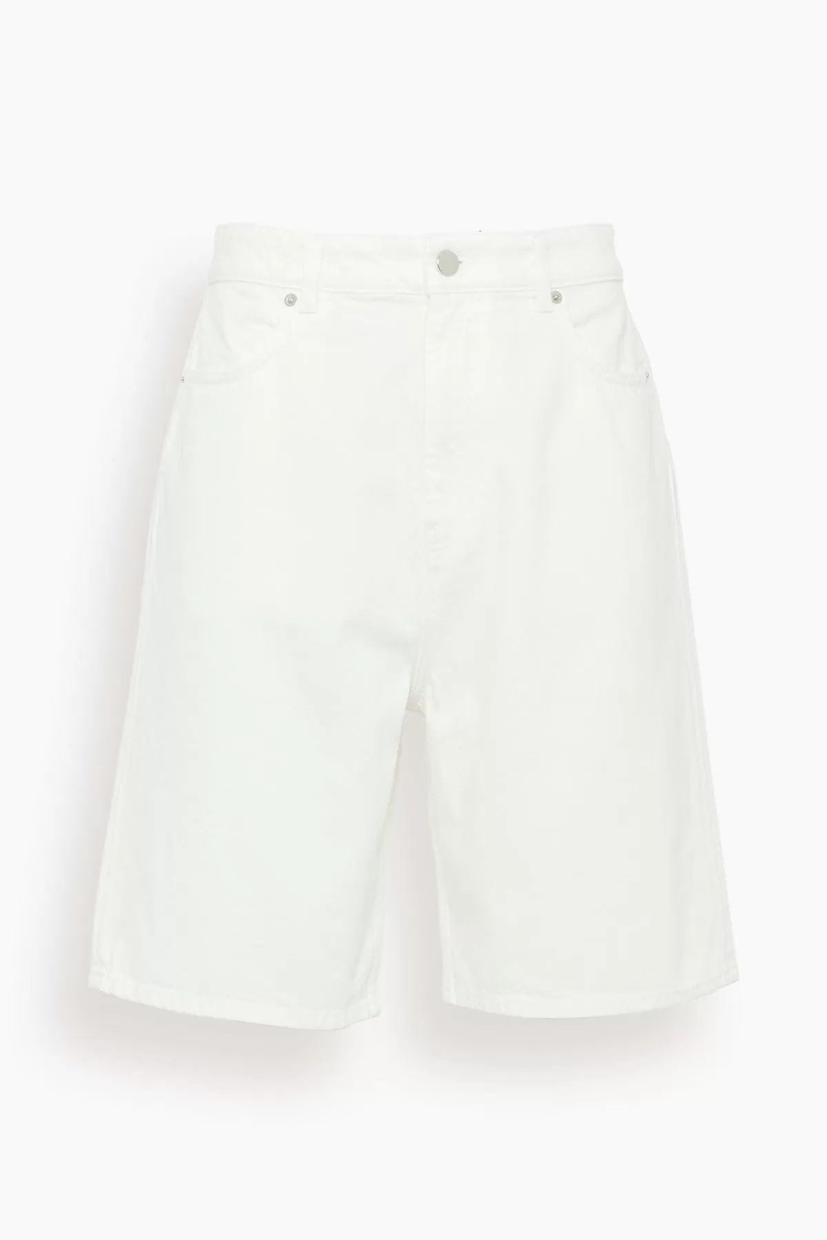 Isu Denim Shorts in Ivory