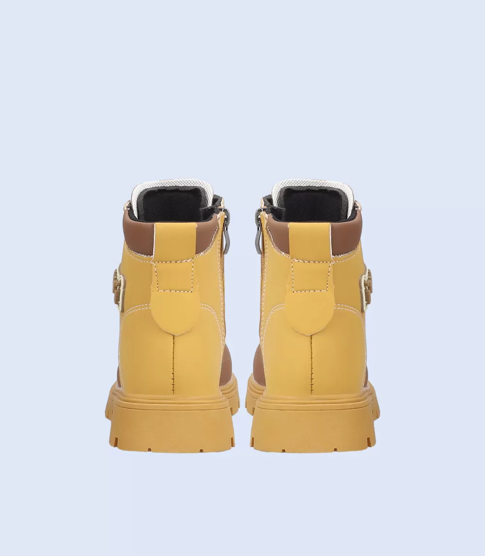 KB0122-TAN-Formal Booties for Boys