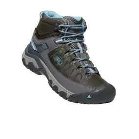 Keen Targhee III Mid Waterproof Wide Hiking Boot (Women) - Magnet/Atlantic Blue