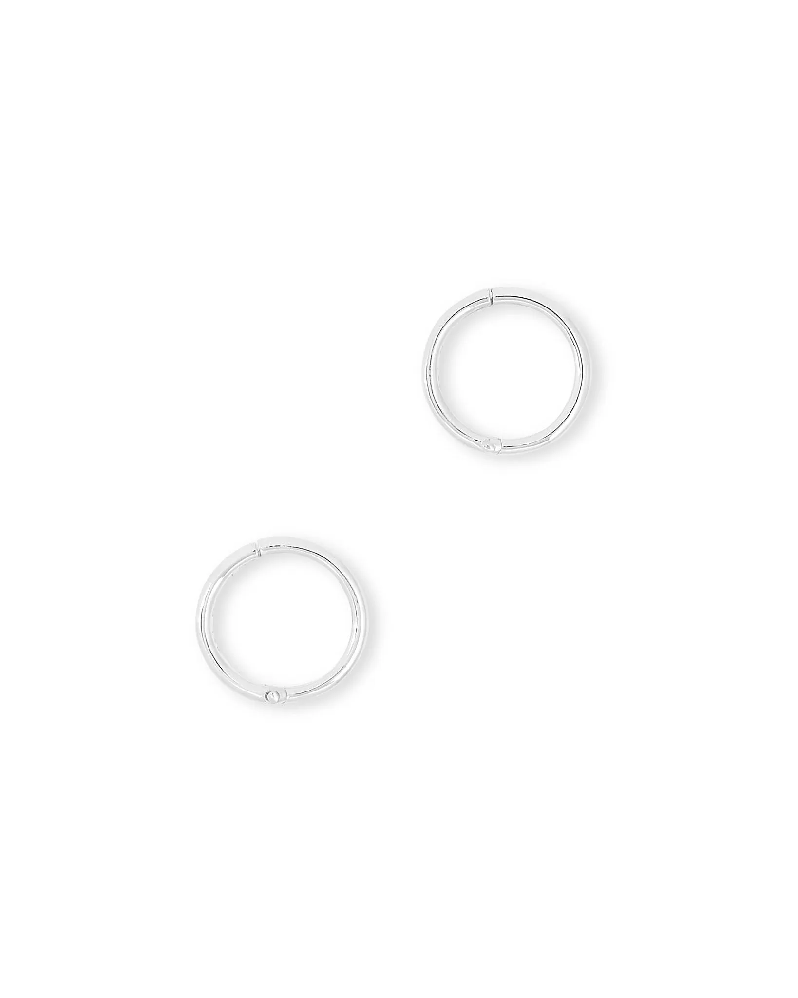 Kendra Scott Keeley 10mm Huggie Hoop Earrings in Sterling Silver