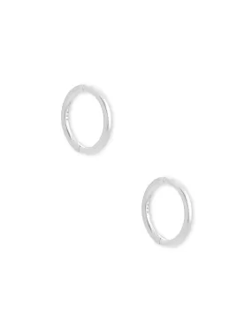 Kendra Scott Keeley 10mm Huggie Hoop Earrings in Sterling Silver