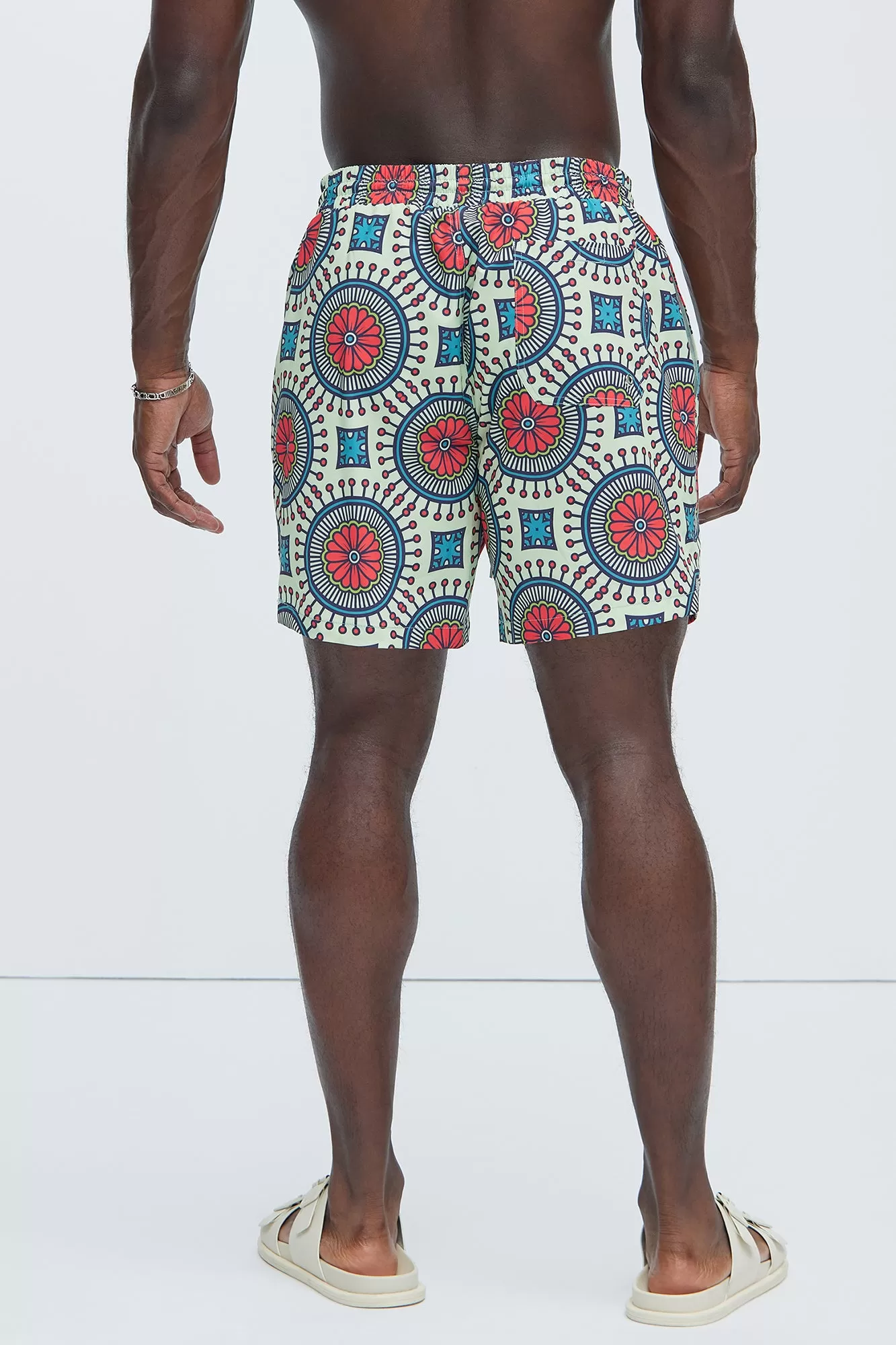 Keystone Geometric Swim Trunks - Multi Color