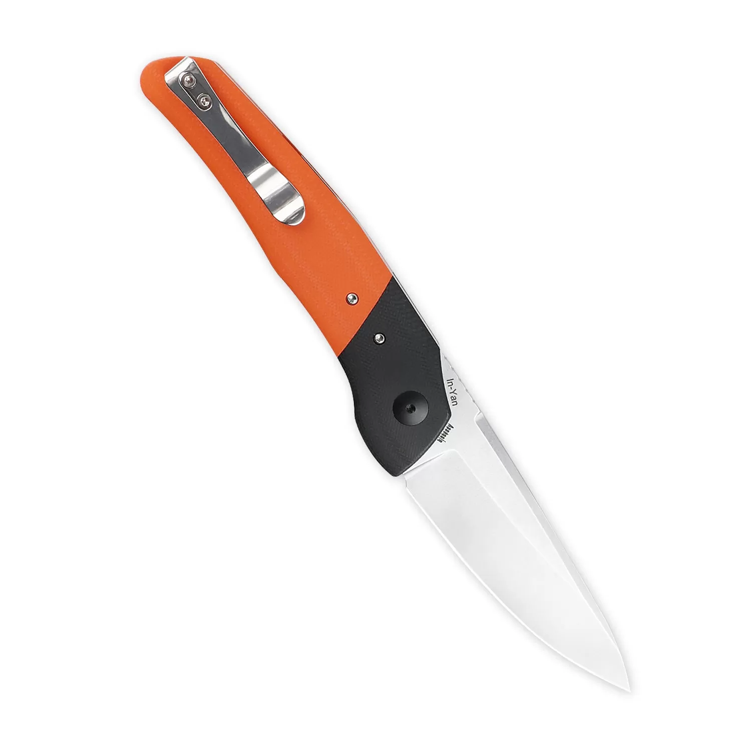 Kizer Arsenyan In-Yan Liner Lock Knife Orange G-10 V4573N2 (3.9 Satin)