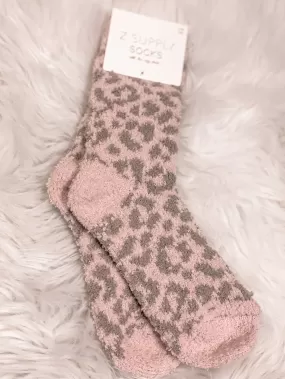 Leo Plush Socks