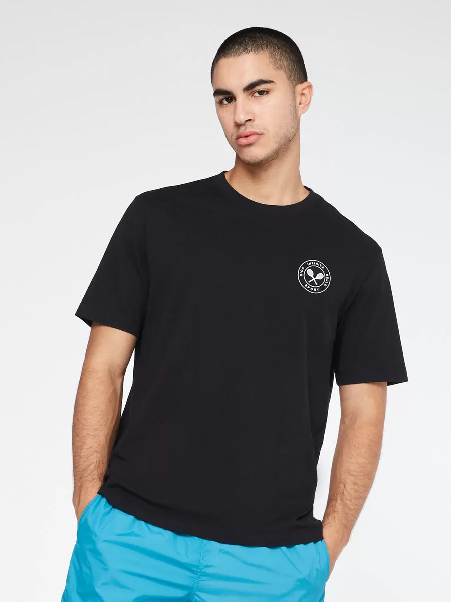 LINEA SPORT TEE BLACK