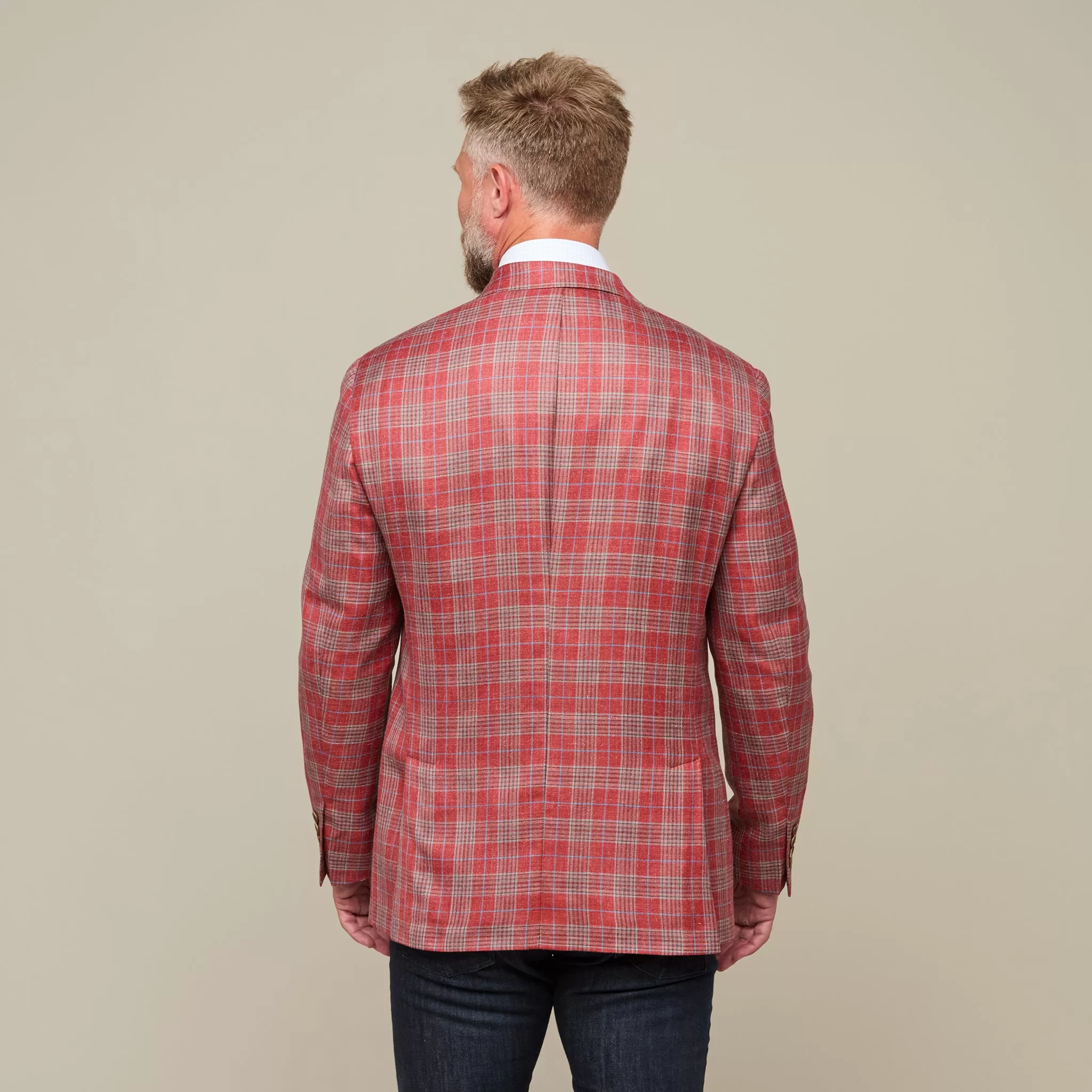 Lucchese Sport Coat :: Red/Blue