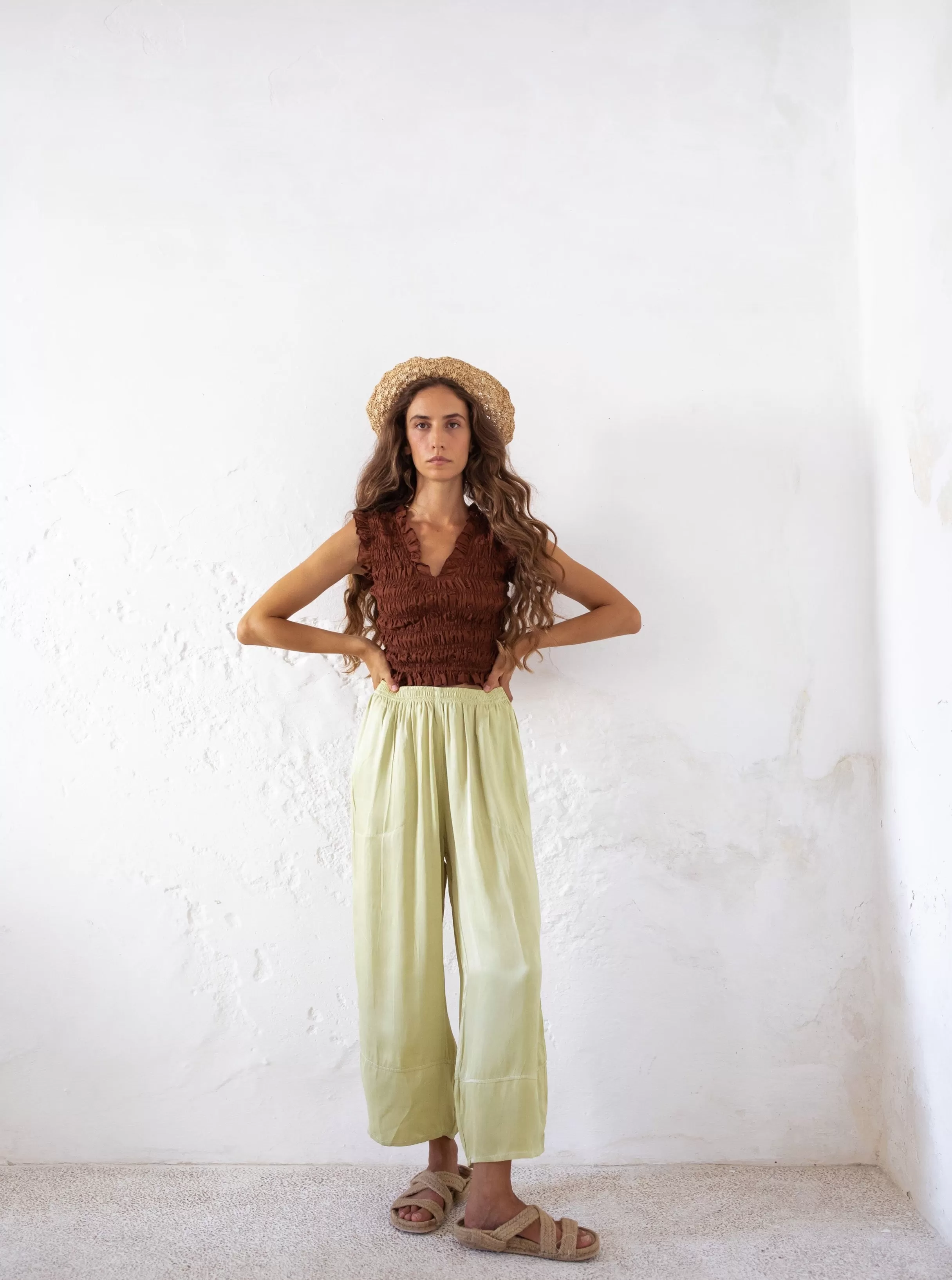 LUELLA TROUSERS | PISTACHIO