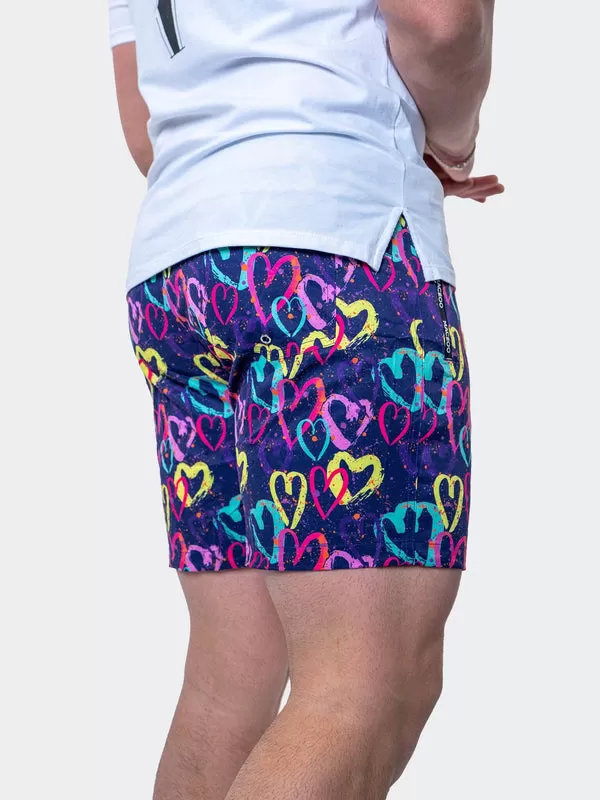 Maceoo Swim | Swim Lion GraffitiHearts Purple