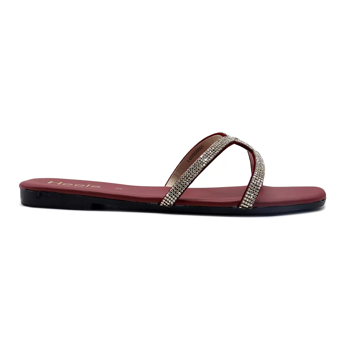 Maroon Casual Slipper L00000001