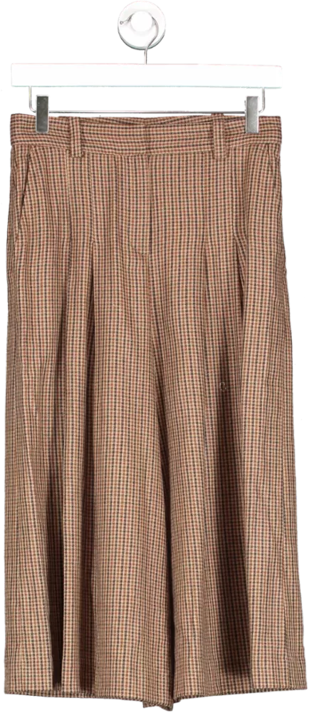 Massimo Dutti Brown Culottes UK 6