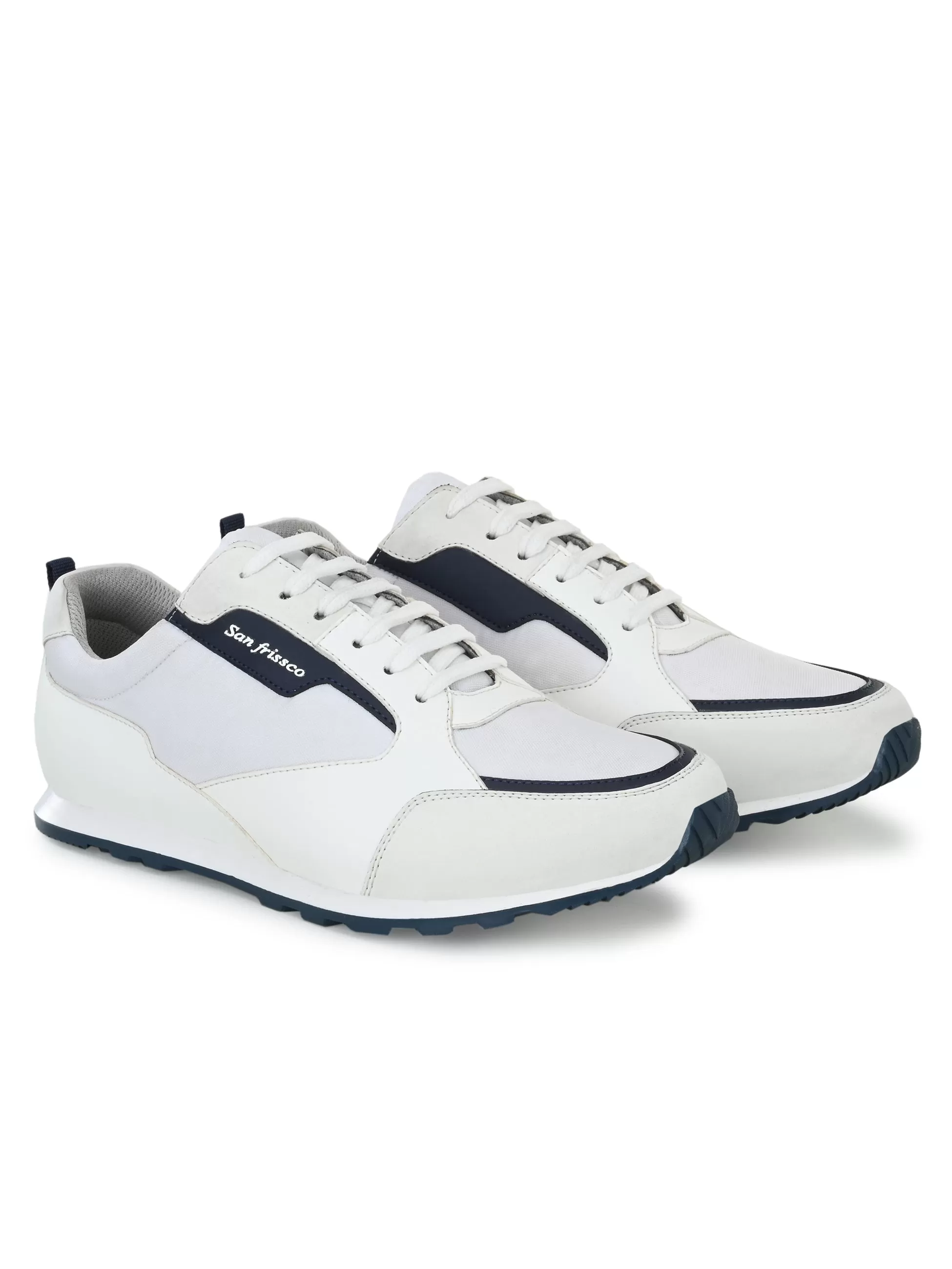 Maverick White Casual Trainers