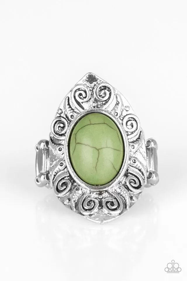 Mega Mother Nature - Green Paparazzi Jewelry Ring