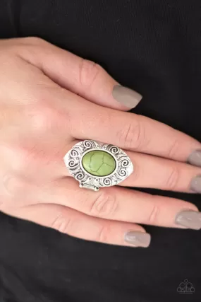 Mega Mother Nature - Green Paparazzi Jewelry Ring