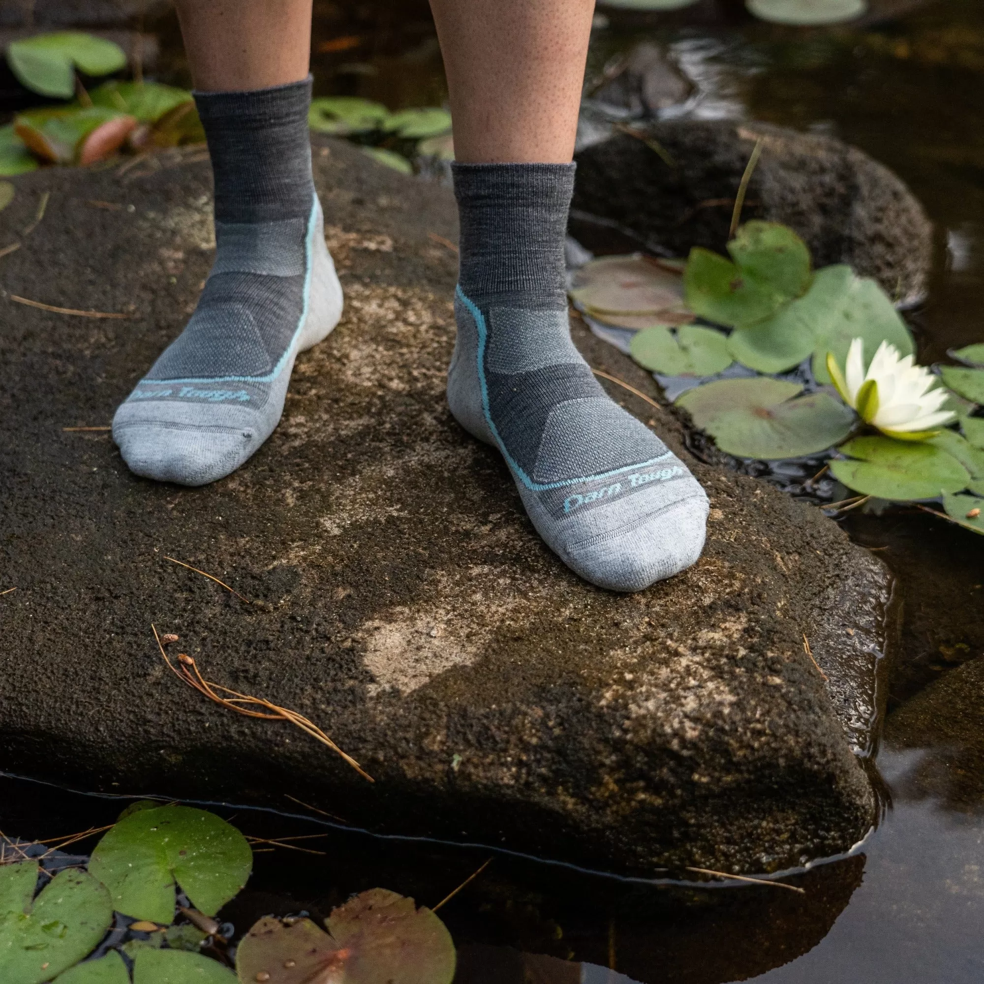 Men's and Women's Hiker 1/4 Sock 2-Pack