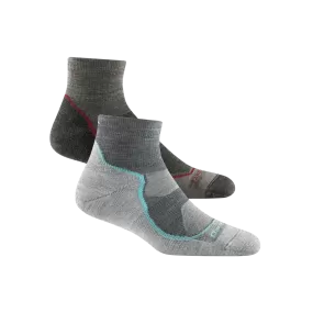 Men's and Women's Hiker 1/4 Sock 2-Pack