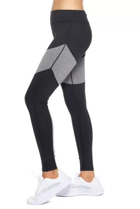 Mid-Rise Calypso Mesh Full Length Leggings