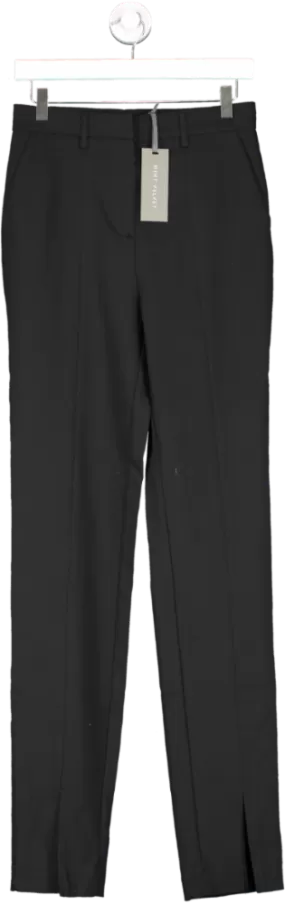 Mint Velvet Black Silm Cotton Trousers UK 10