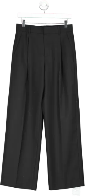 MO&Co. Black Wide Leg Trousers UK 10