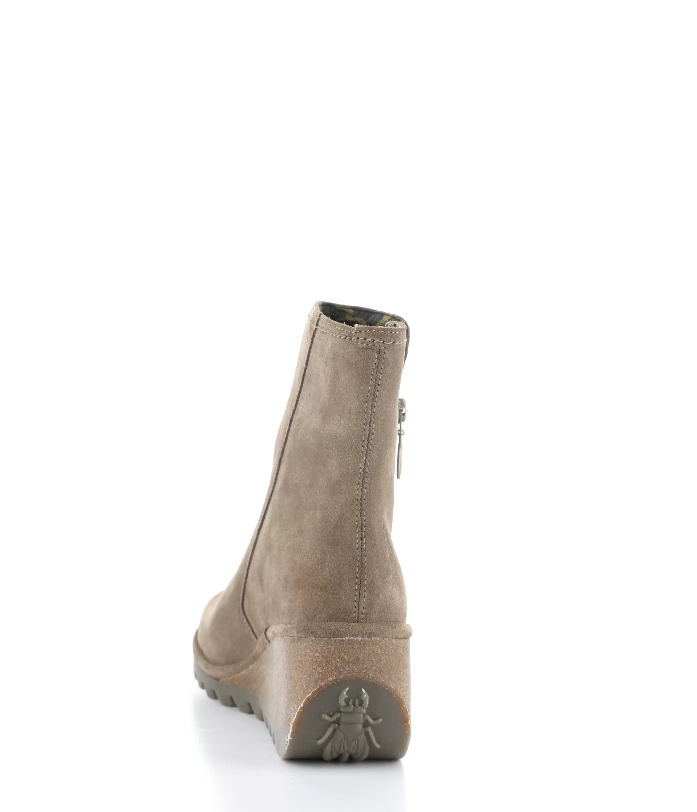 NELA407FLY 004 TAUPE Round Toe Boots