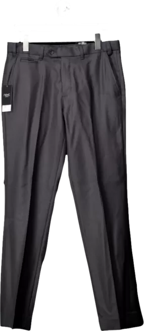 Next Black Formal Trousers W32