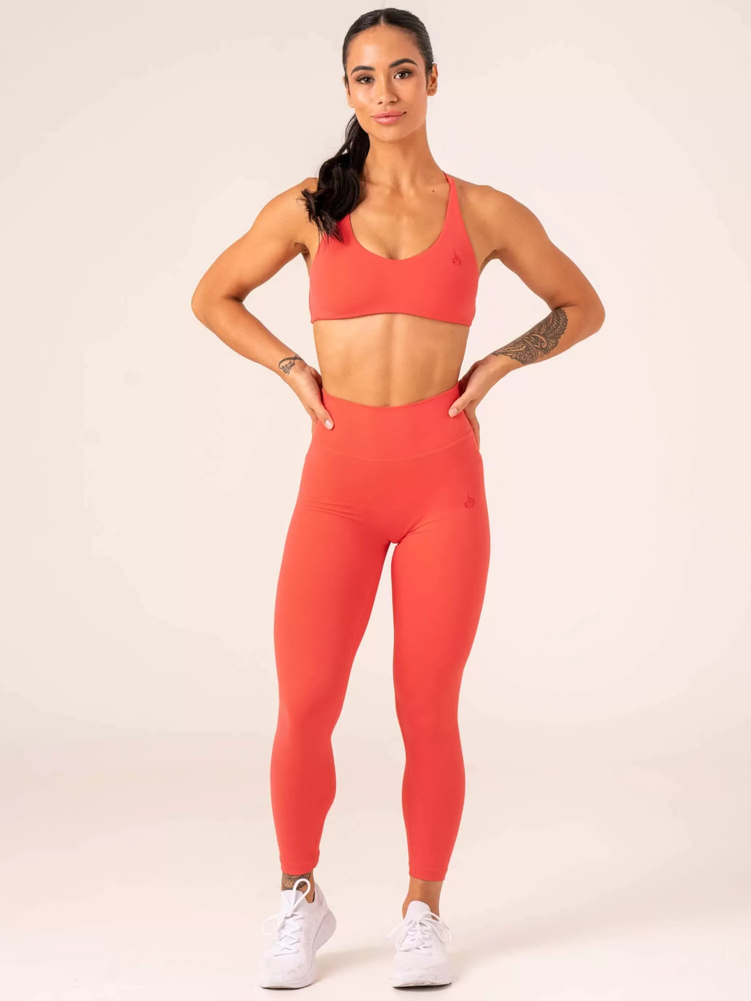 NKD High Waisted Scrunch Leggings - Watermelon