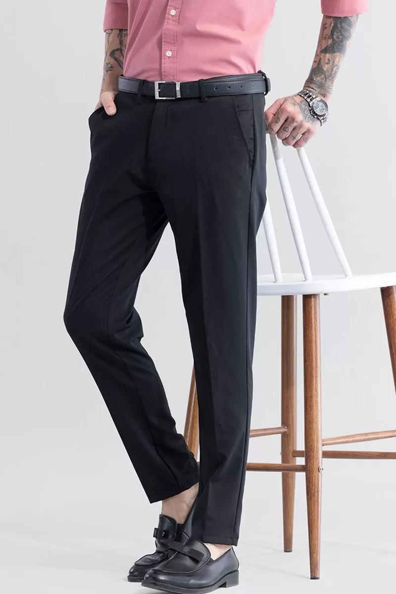 Octane Black Trousers