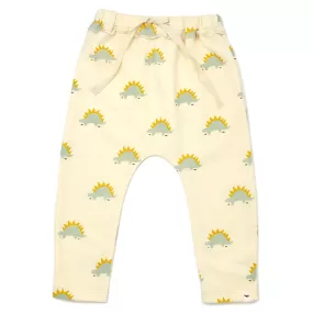 oh baby! French Terry Brooklyn Jogger - Mist Stegosaurus Print - Vanilla