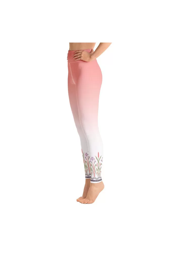 Orchid Meadows Yoga Leggings