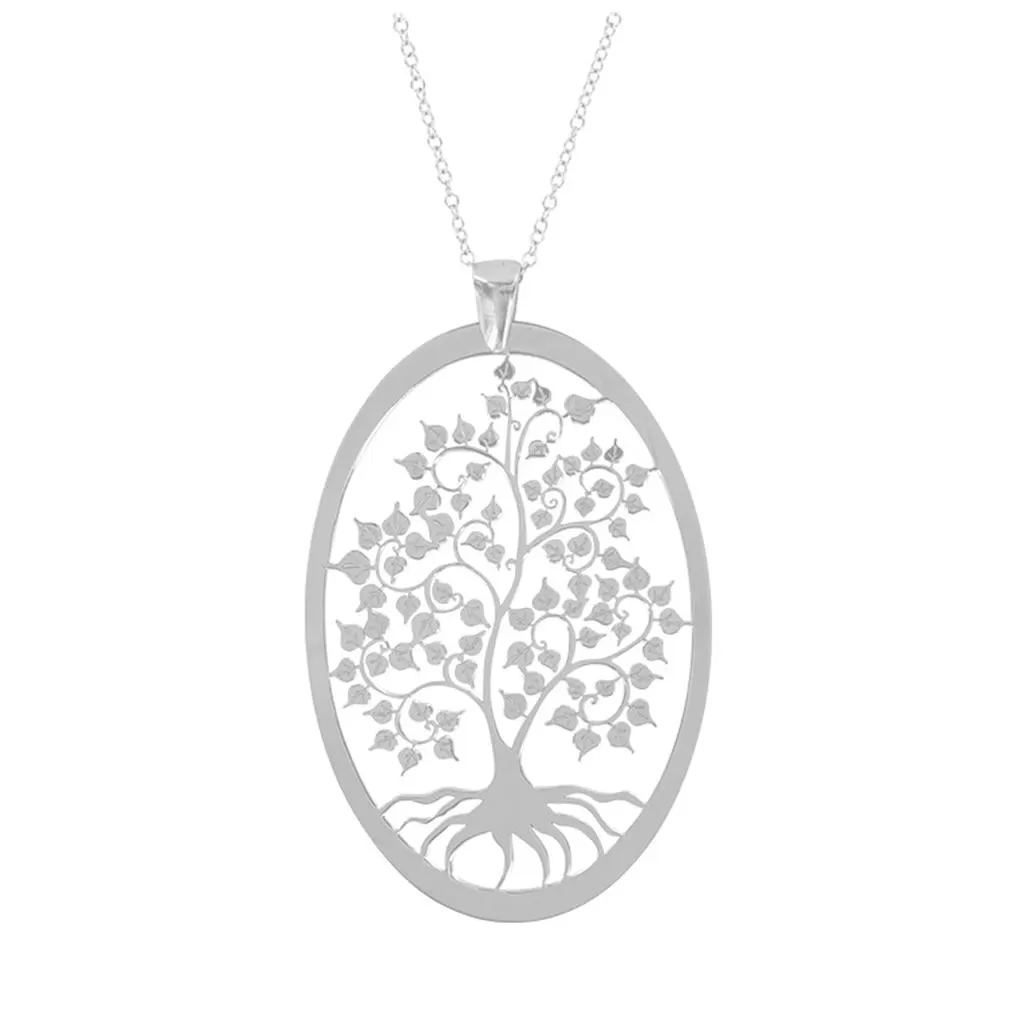 Oval Tree of Life Necklace