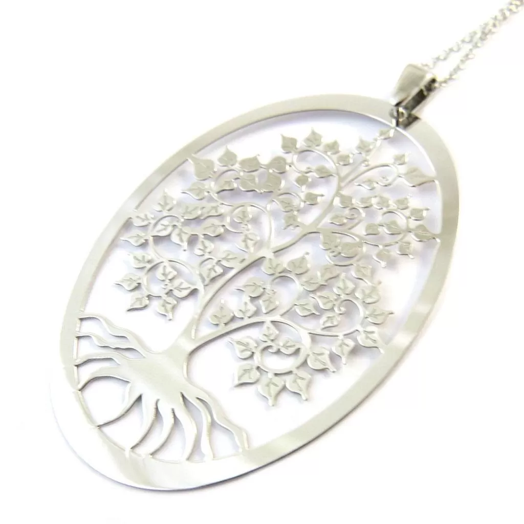 Oval Tree of Life Necklace