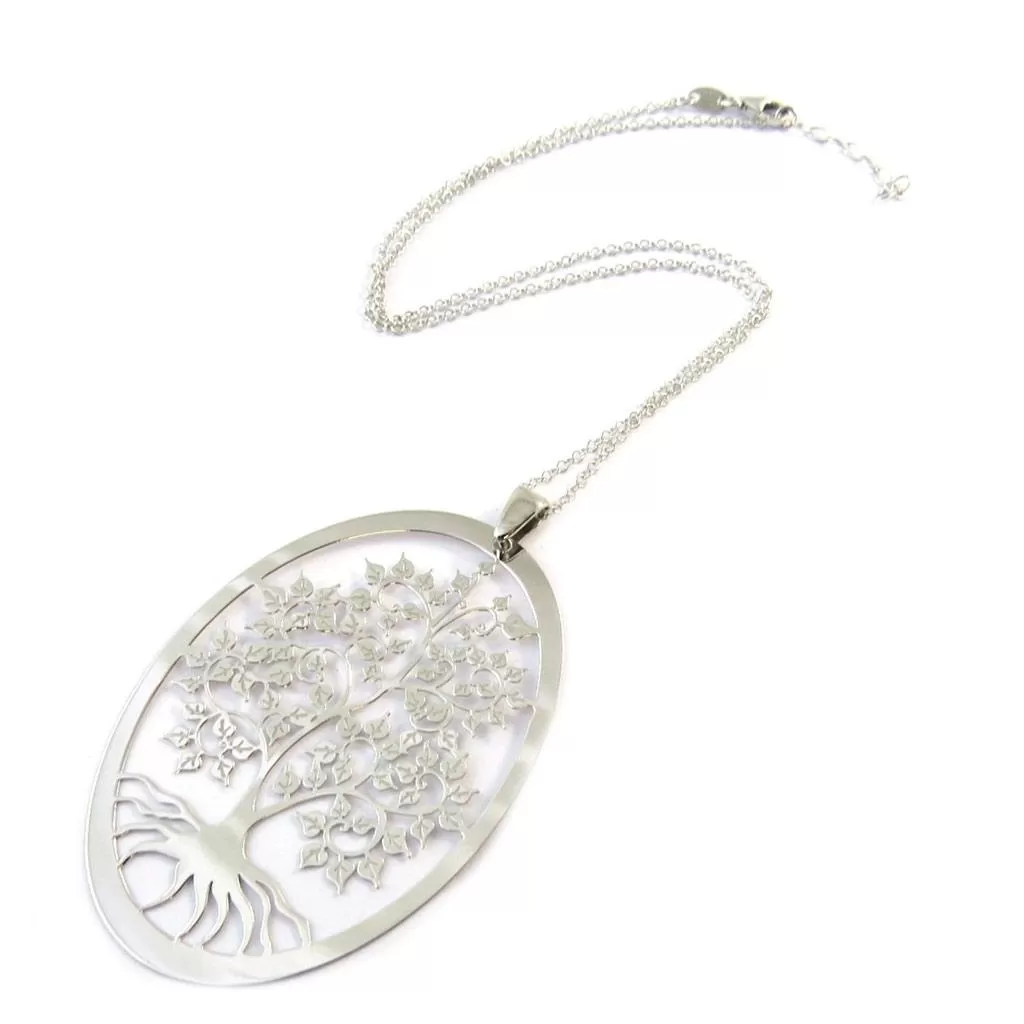 Oval Tree of Life Necklace