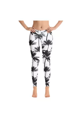 Palm Print Leggings