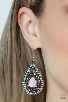 Paparazzi Cloud Nine Couture - Pink Earring