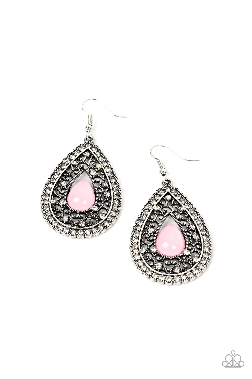 Paparazzi Cloud Nine Couture - Pink Earring