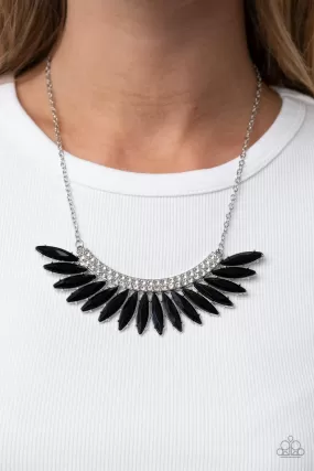 Paparazzi Flauntable Flamboyance - Black Necklace