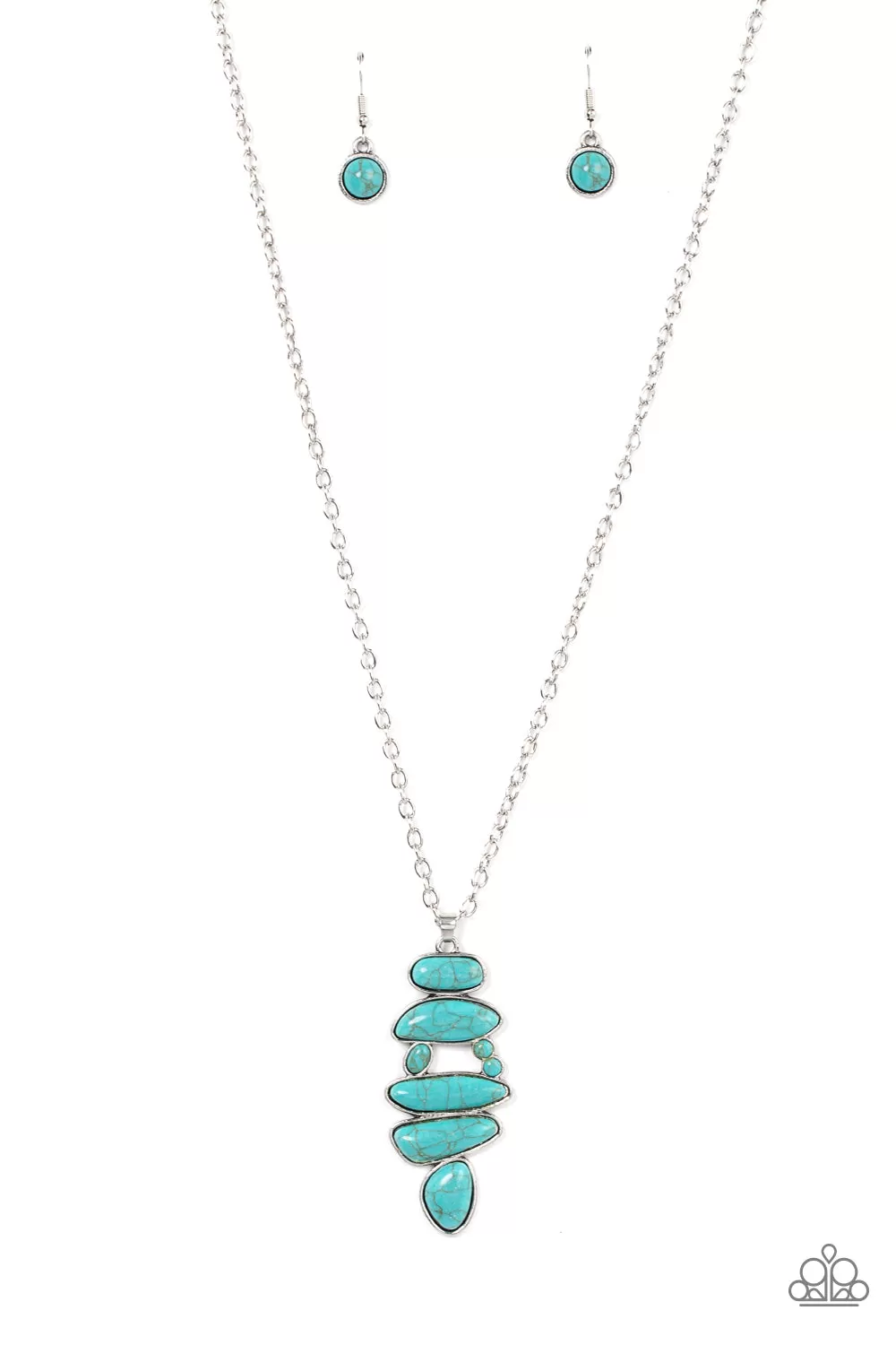 Paparazzi Mojave Mountaineer - Blue Necklace