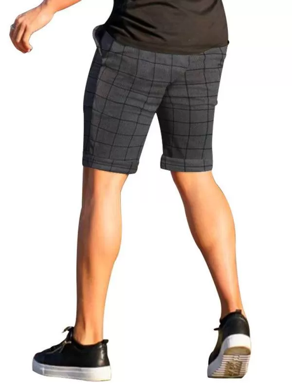 Plaid Casual Men Shorts