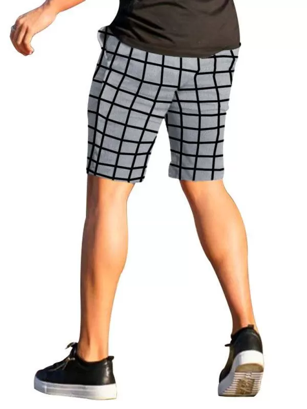 Plaid Casual Men Shorts