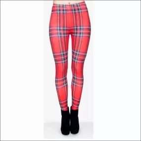 Plaid Leggings