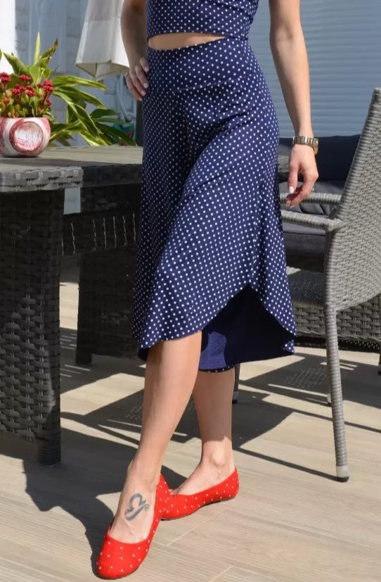 Polka Dot Tango Capri Pants