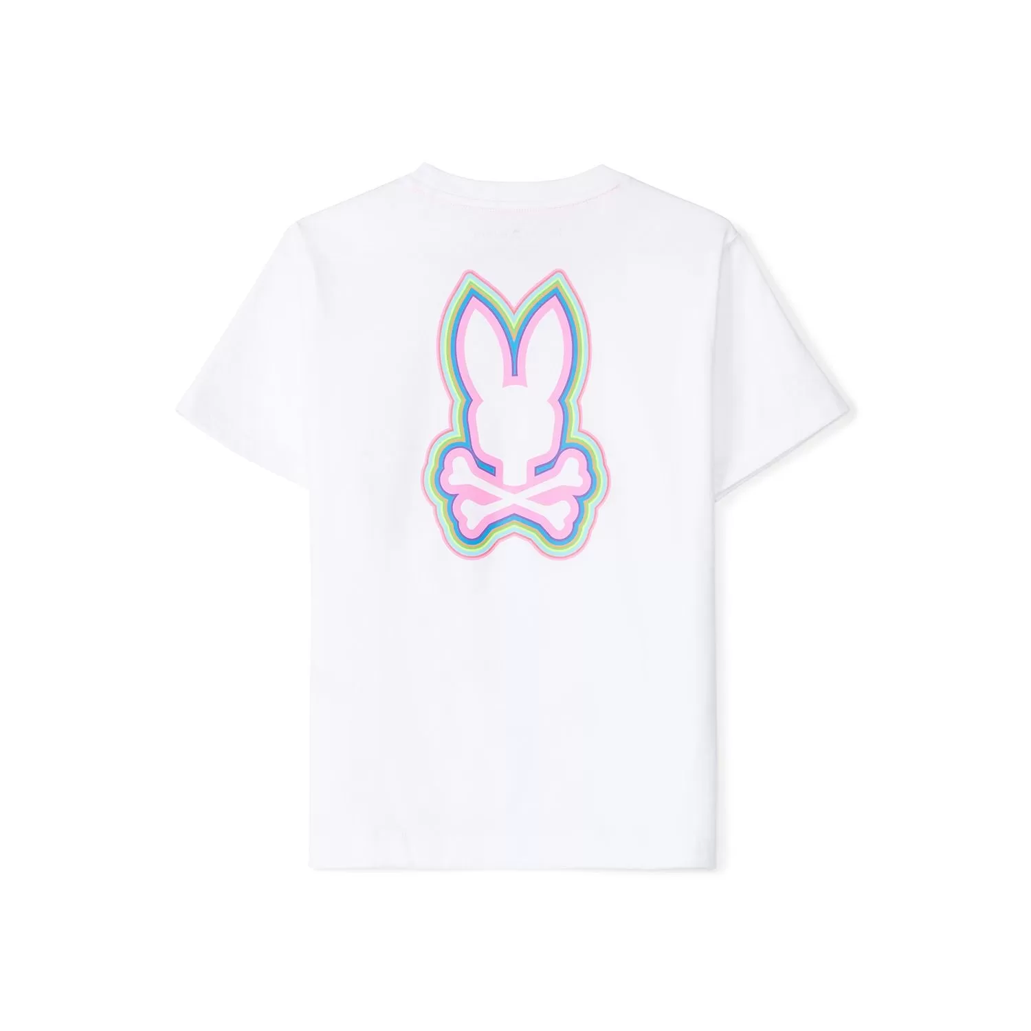 Psycho Bunny Kids Maybrook Back Graphic White T-Shirt_ B0U196B2TS-100