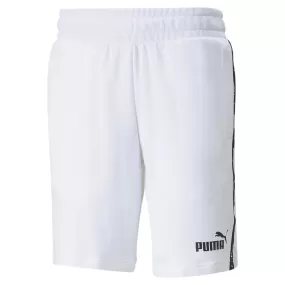 Puma men's sports shorts ESS  Tape Shorts 9 TR 847387-02 white