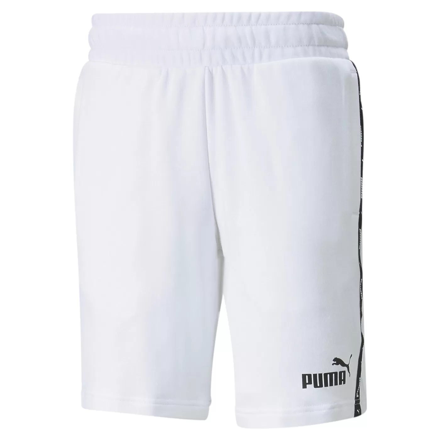 Puma men's sports shorts ESS  Tape Shorts 9 TR 847387-02 white